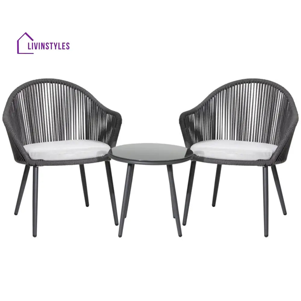 Diva Round Outdoor Set With Cushions For 2 Person