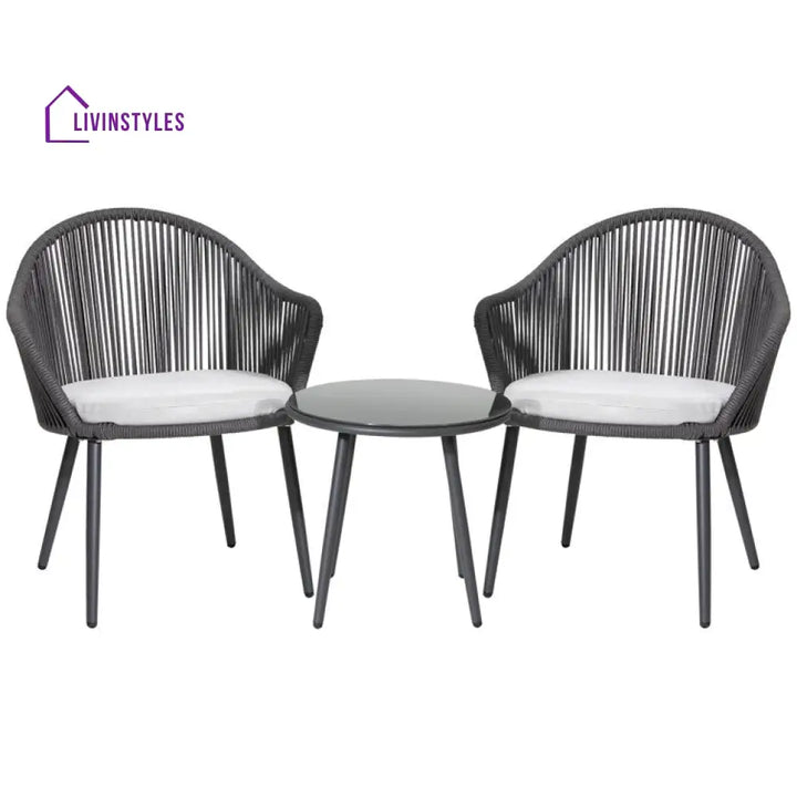 Diva Round Outdoor Set With Cushions For 2 Person