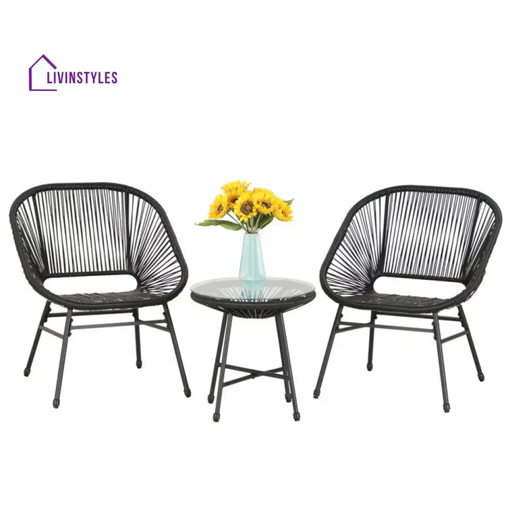 Divakar Round Outdoor Set For 2 Person