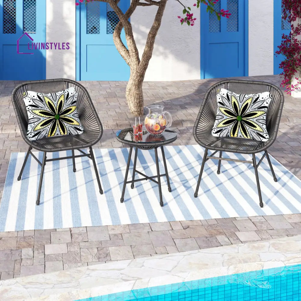 Divakar Round Outdoor Set For 2 Person
