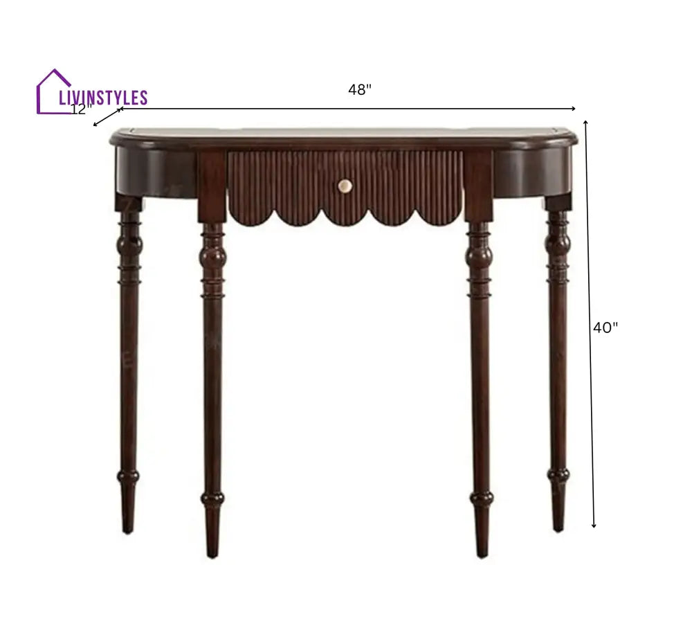 Diya Sama Wooden Console Table Console Tables
