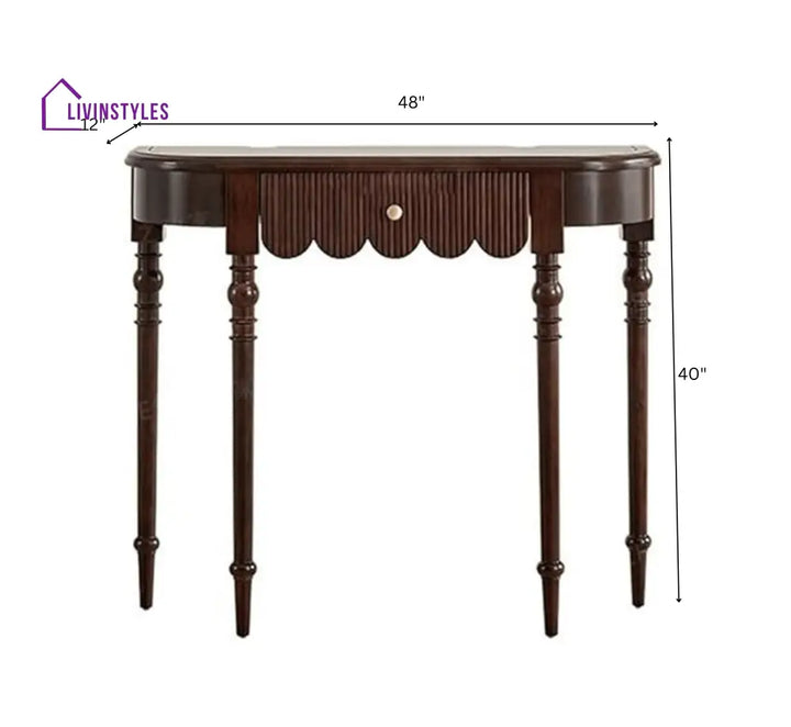 Diya Sama Wooden Console Table Console Tables