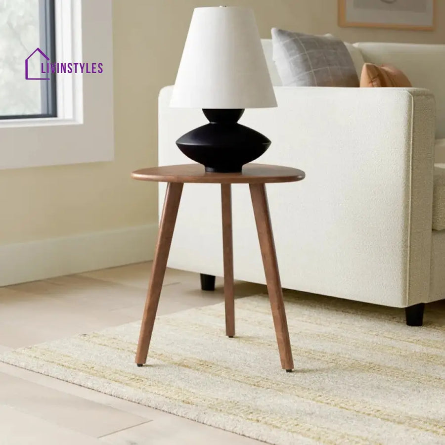 Diya Solid Wood Drink Table | Side Table for Living Room