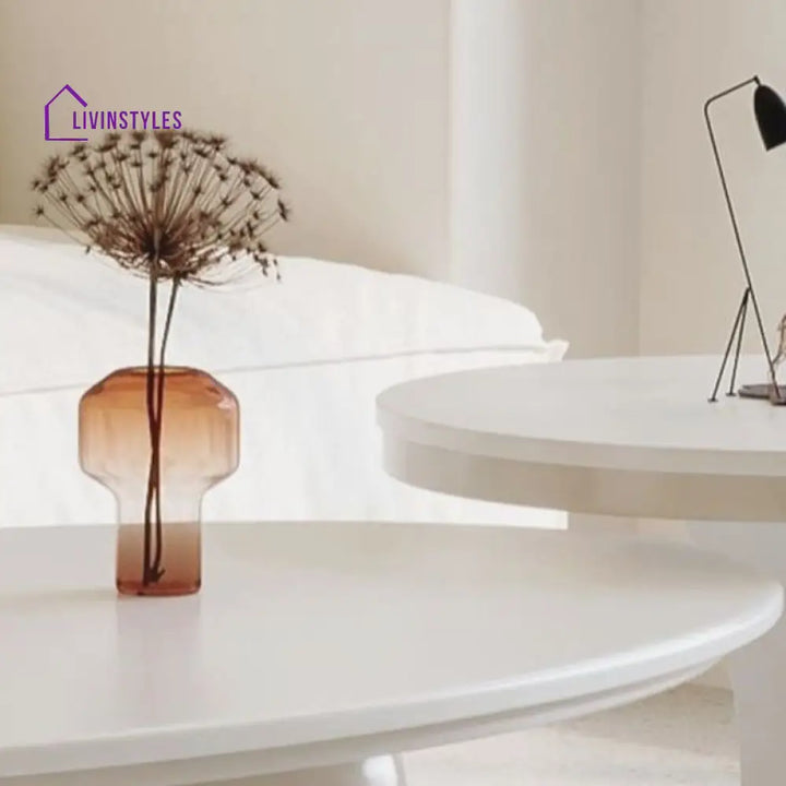 Diya White Coffee Table for Living Room
