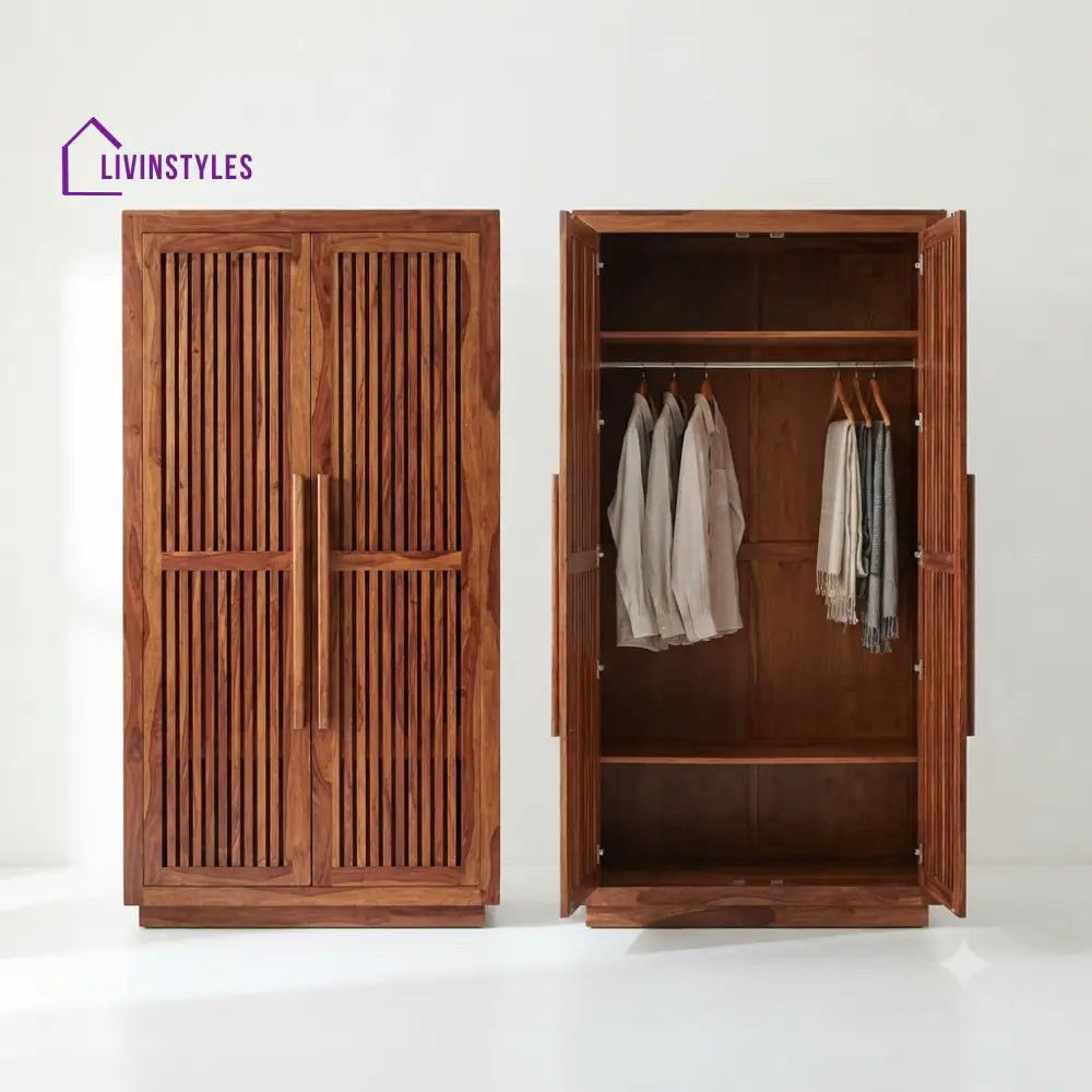 Diya Wooden Wardrobe for Clothes | Cupboard for Clothes