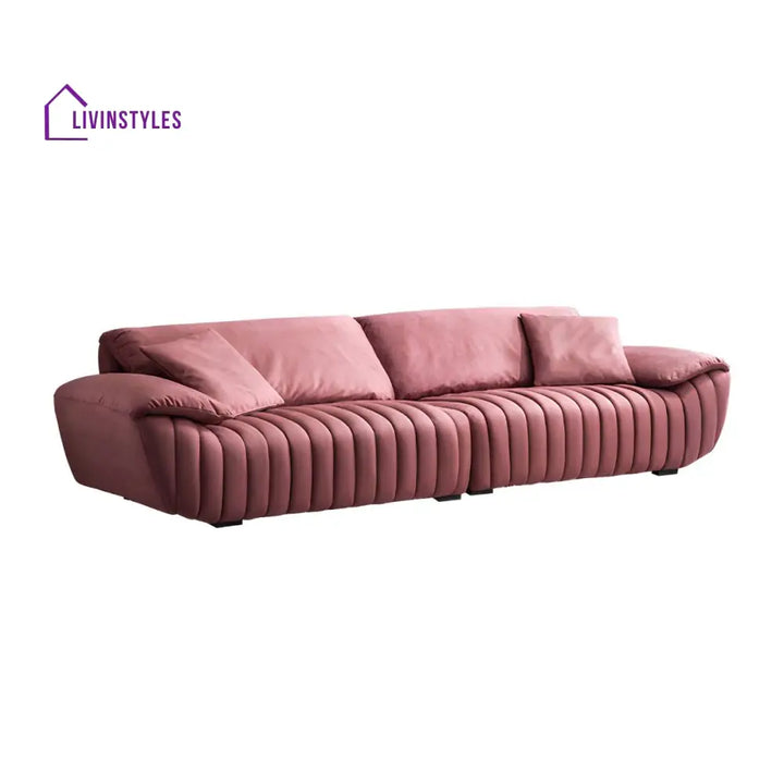 Dmitry Leatherette 3 Seater Sofa for Living Room