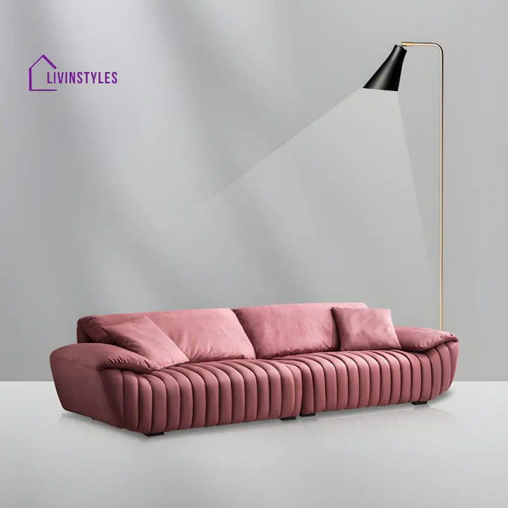 Dmitry Leatherette 3 Seater Sofa for Living Room