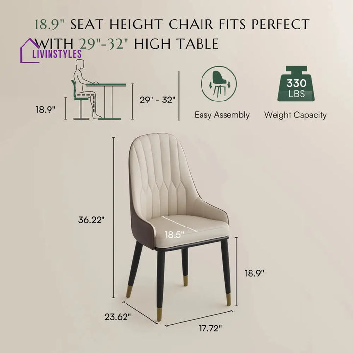 Dmitry Modern Round Dining Table Sets for 4