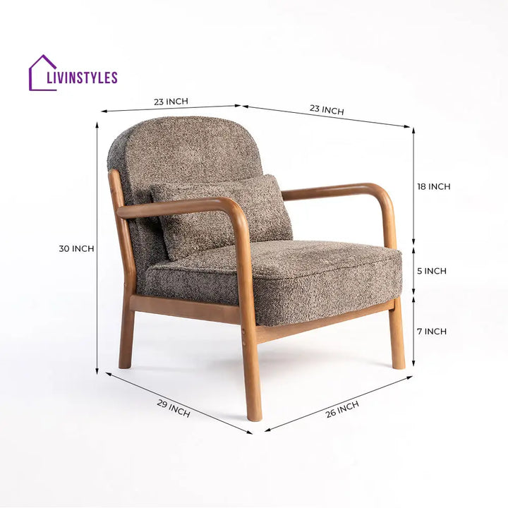 Dmytro Wooden Armchair