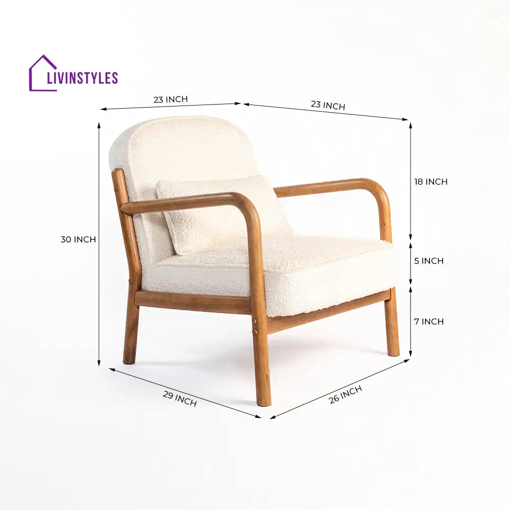 Dmytro Wooden Armchair