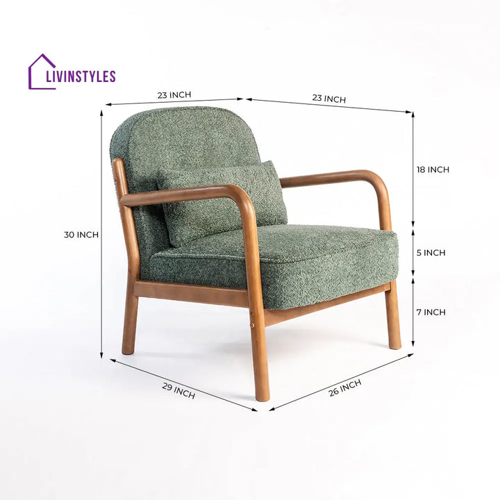 Dmytro Wooden Armchair