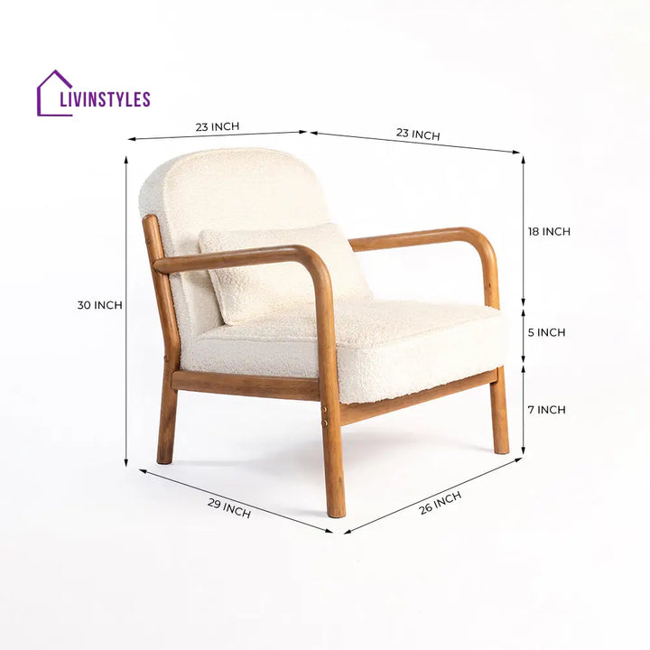 Dmytro Wooden Armchair