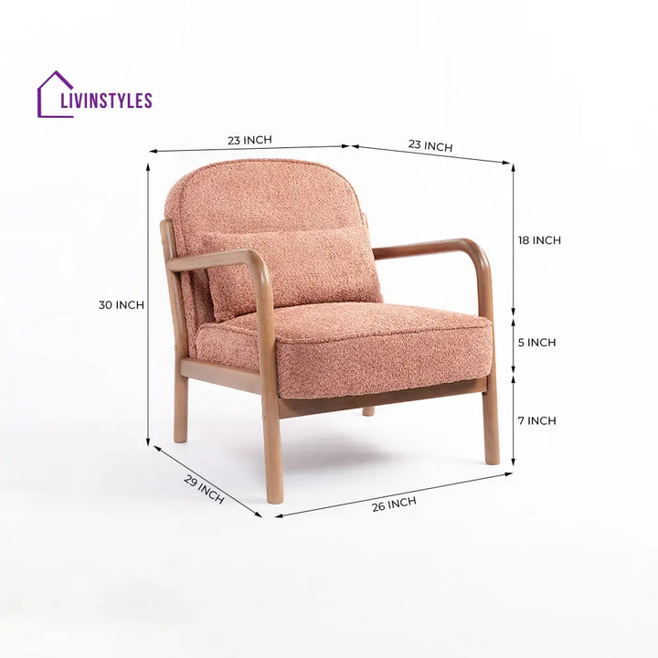 Dmytro Wooden Armchair