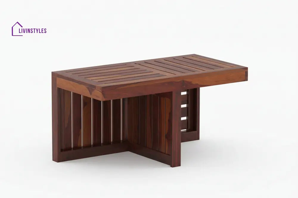 Doan Sheesham Wood Coffee Table for Living Room