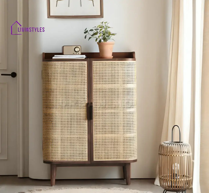 Dobroslav 45’’ Wooden Shoe Cabinet Shoe Racks