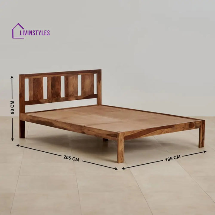 Dobrynya Solid Wood Bed without Storage
