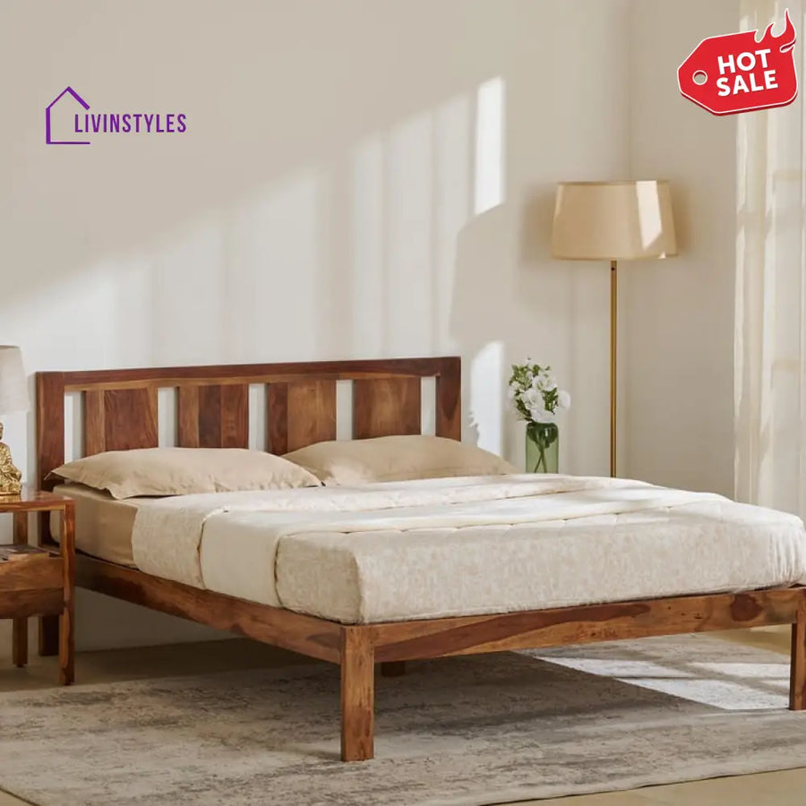 Dobrynya Solid Wood Bed without Storage