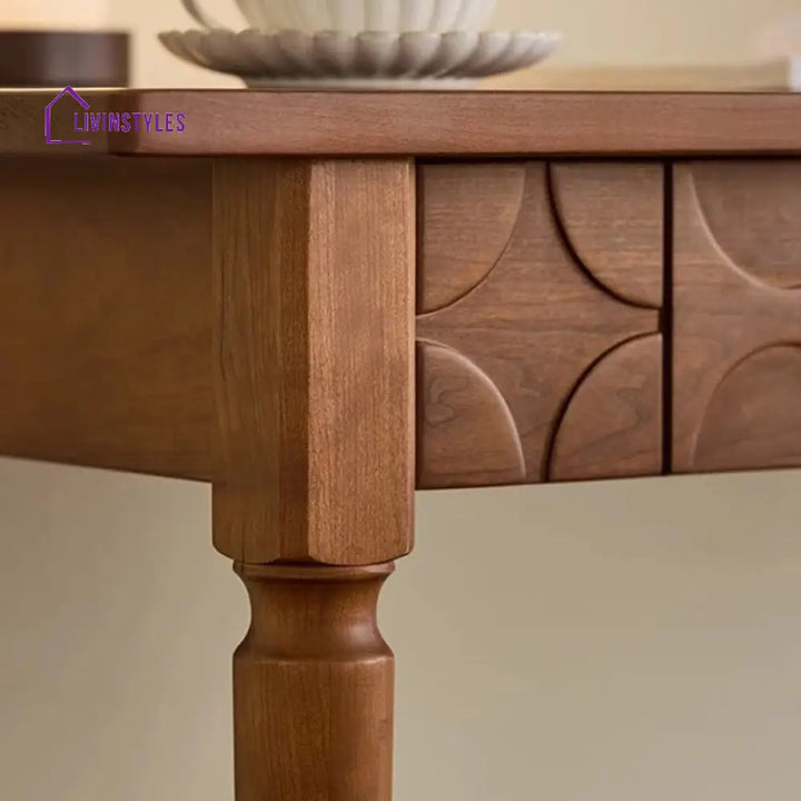 Dobrynya Solid Wood Study Table for Students