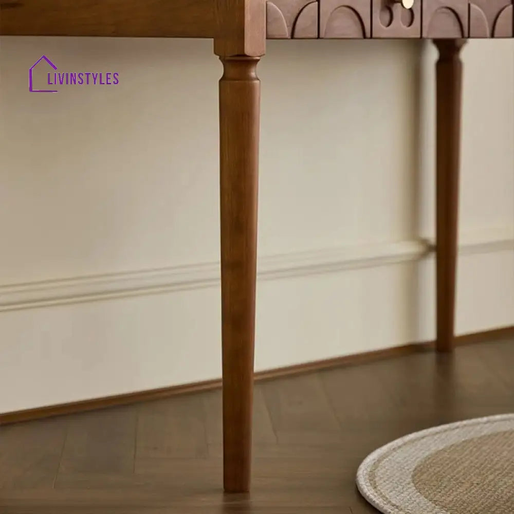 Dobrynya Solid Wood Study Table for Students