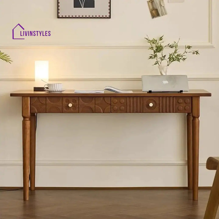Dobrynya Solid Wood Study Table for Students