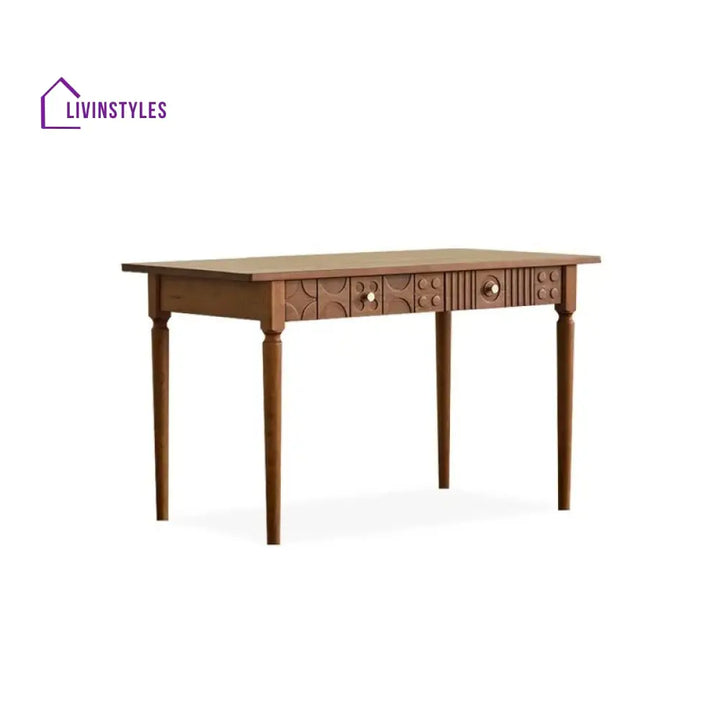 Dobrynya Solid Wood Study Table for Students