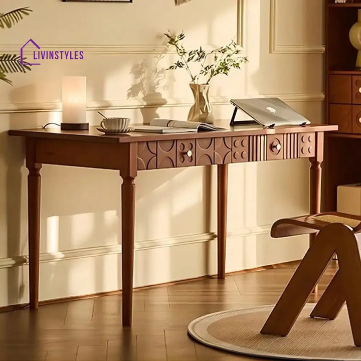 Dobrynya Solid Wood Study Table for Students