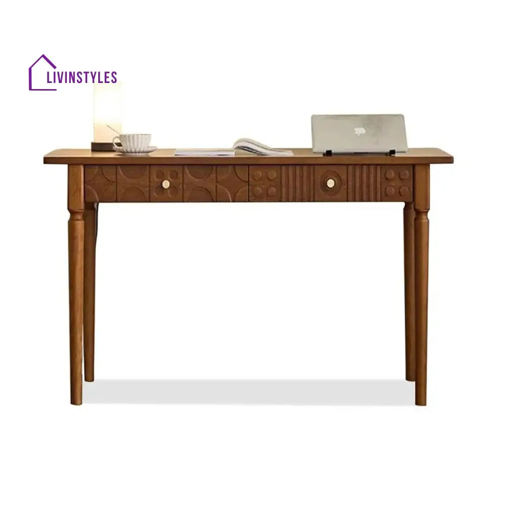 Dobrynya Solid Wood Study Table for Students