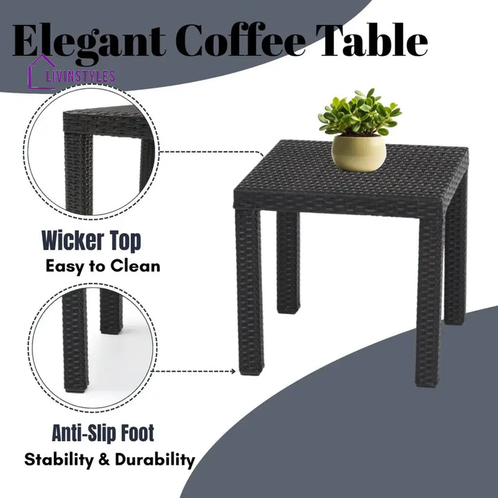 Dolores 3-Piece Outdoor Rattan Wicker Patio Set - Patio Set