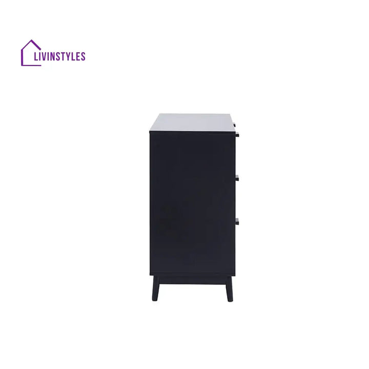 Domingo 6 Drawer Chest - Black Chest of Drawers