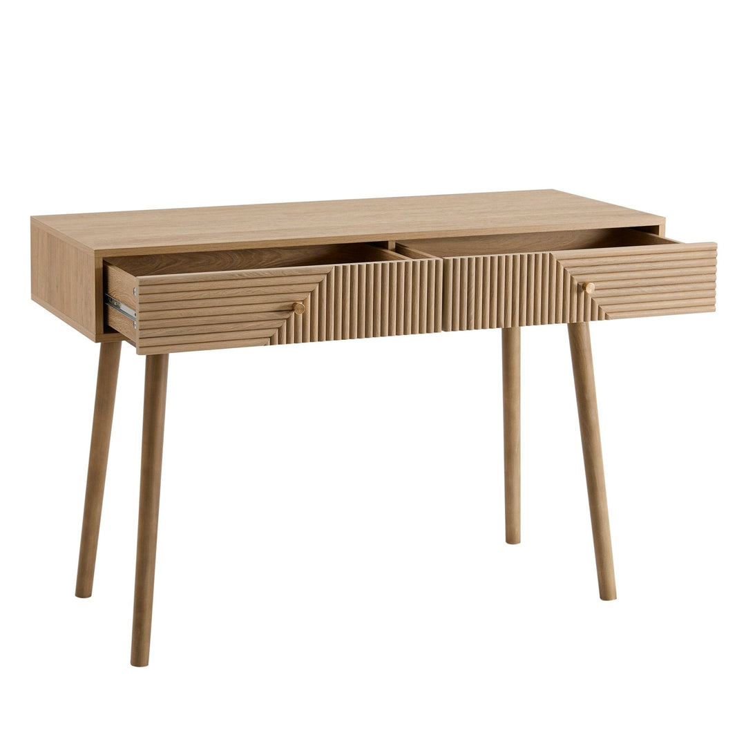 Mauricio Dressing Table Console - Natural Wood