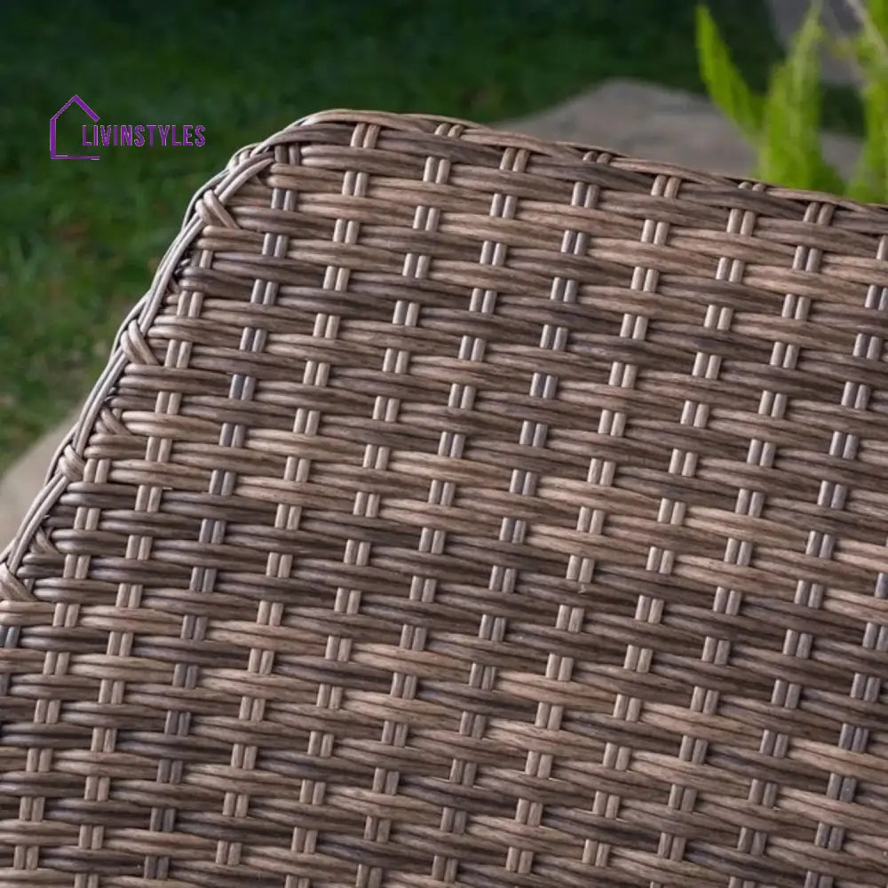 Dorothea Outdoor Rattan Wicker 3-Piece Patio Set - Patio Set
