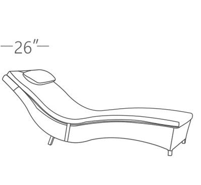 Ally Outdoor Swimming Poolside Lounger (Brown)