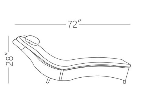 Ally Outdoor Swimming Poolside Lounger (Brown)