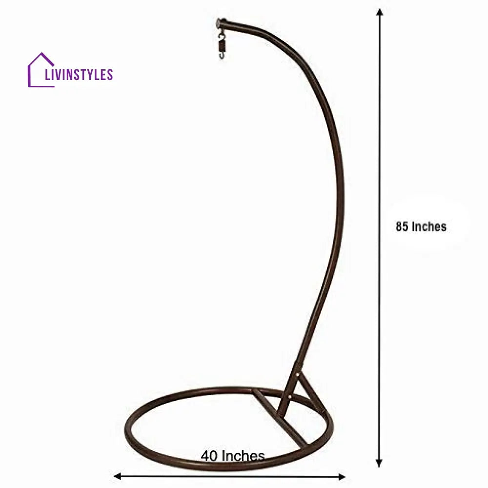 Dreamline Garden Outdoor/Indoor Swing/jhula/hammocks Brown Stand - Swings