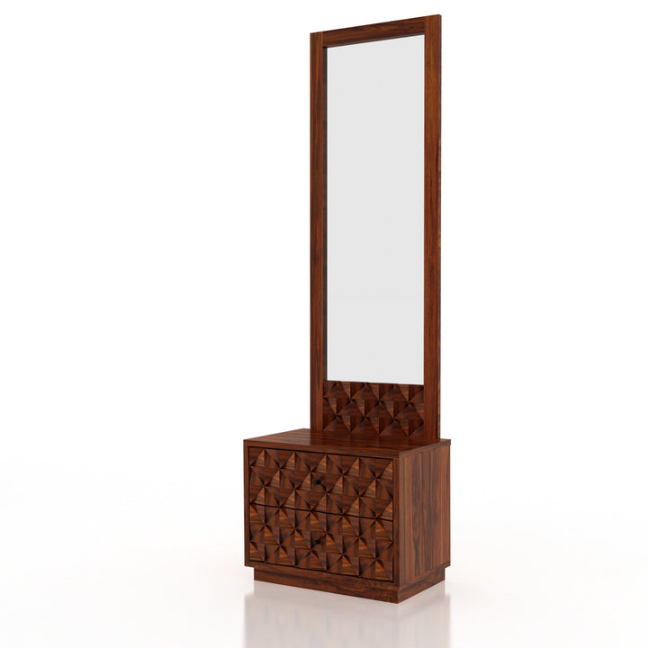 Susana Solid Sheesham Wood Dressing Table Mirror