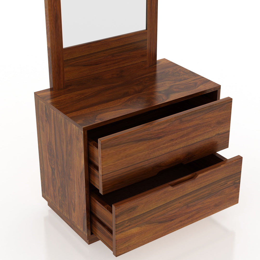 Sara Solid Sheesham Wood Dressing Table Mirror