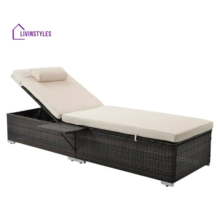 Drift Outdoor Swimming Poolside Lounger Set of 2 (Brown) - Loungers