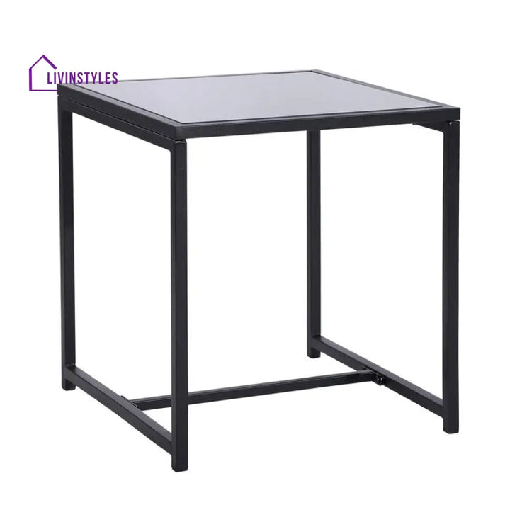 Drish Outdoor Patio Seating Set 2 Chairs and 1 Table Set (Black) - Coffee Table Sets