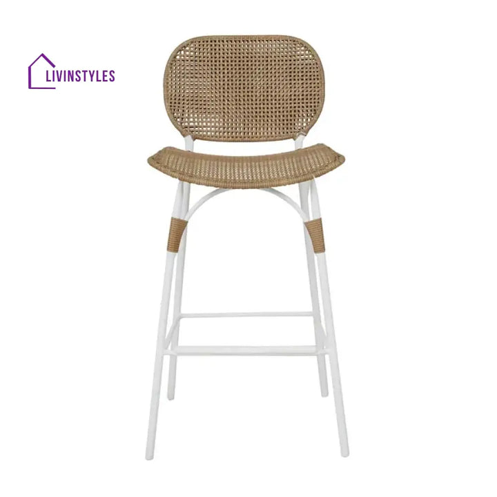 Dupont Outdoor Patio Bar Chair 1 Chair For Balcony - Light Brown - Bar Sets