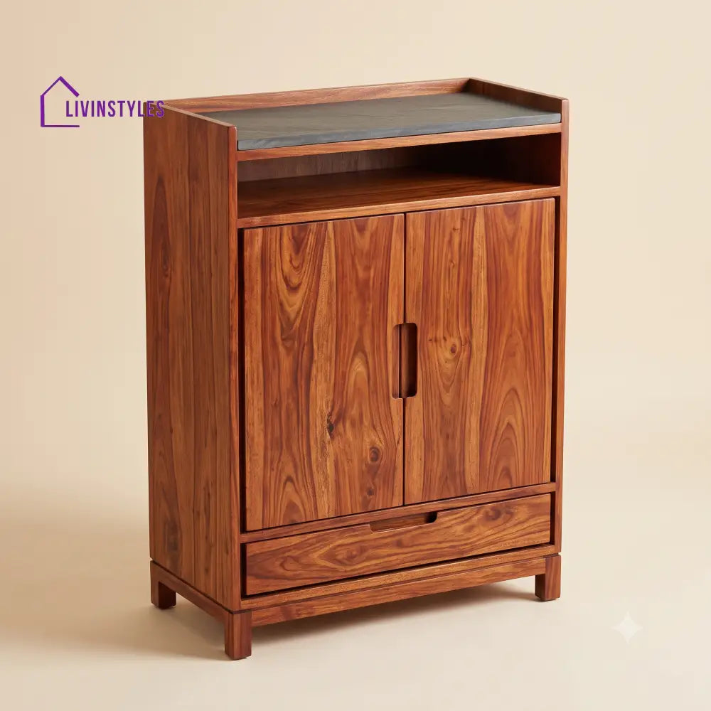 Durga Wooden Shoe Rack for Home | Shoe Cabinet