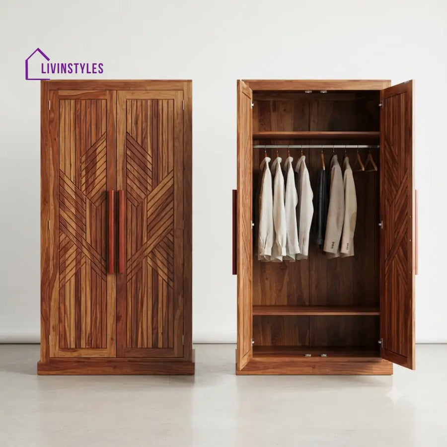 Dyumna Wooden Wardrobe for Clothes | Cupboard for Clothes