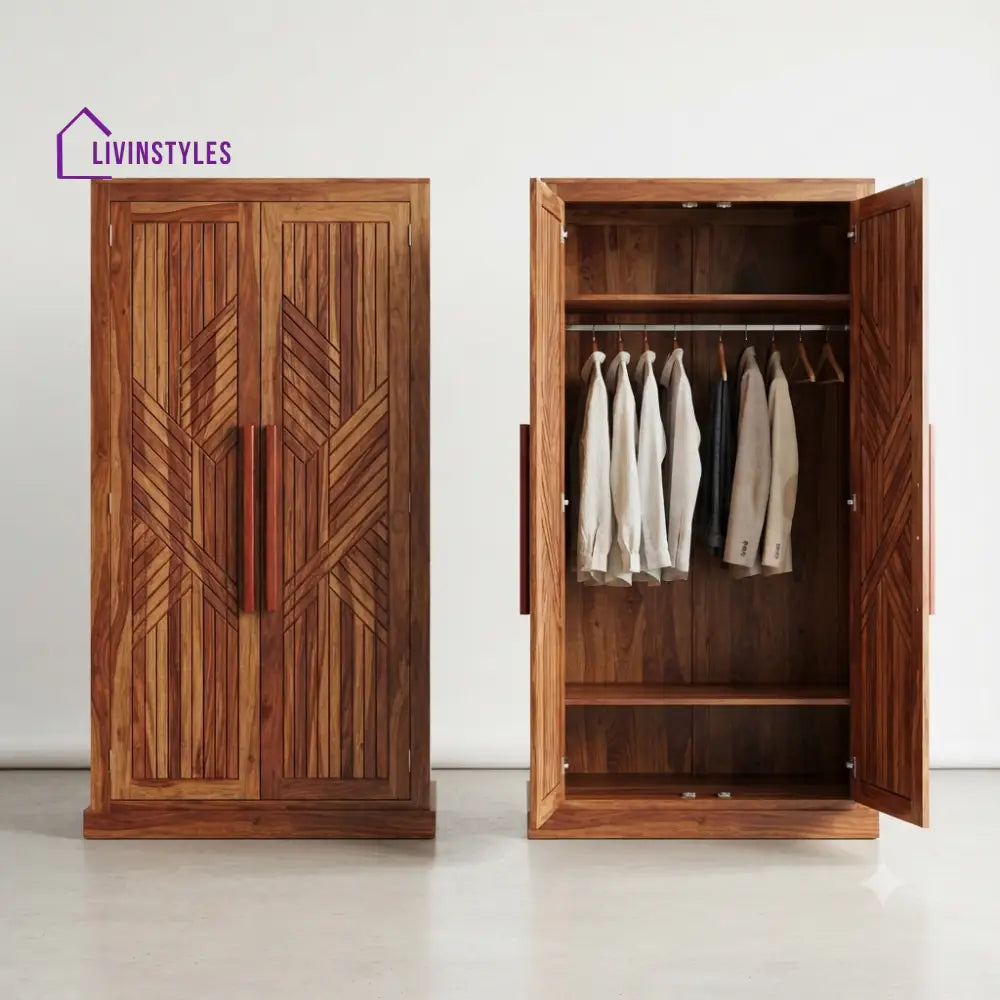 Dyumna Wooden Wardrobe for Clothes | Cupboard for Clothes