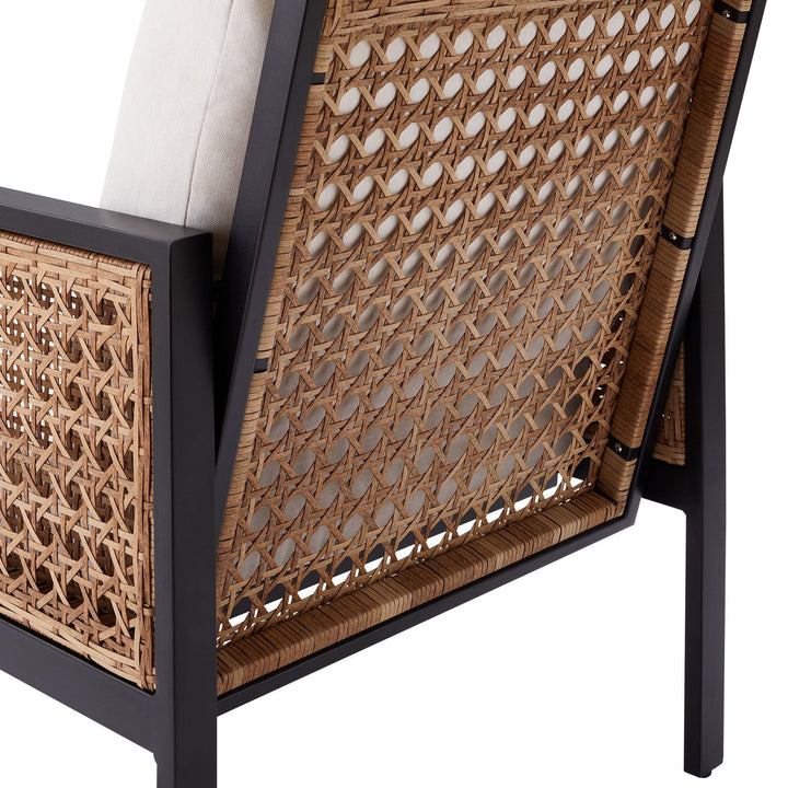 Vizoly Outdoor Garden Balcony Sofa Set  2 Seater, 2 Single seater and 1 Center Table Set (Brown)