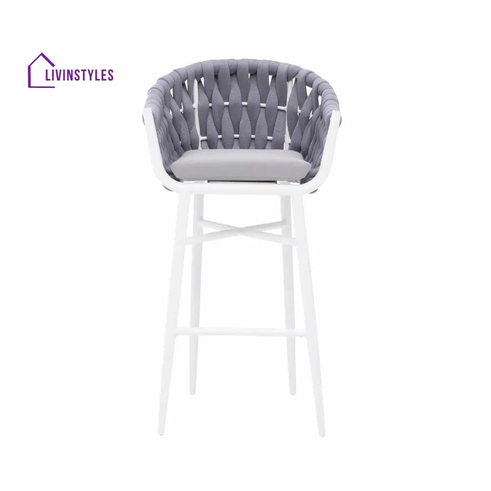 Ece Outdoor Patio Bar Chair 2 Chairs For Balcony Braided & Rope - Bar Sets