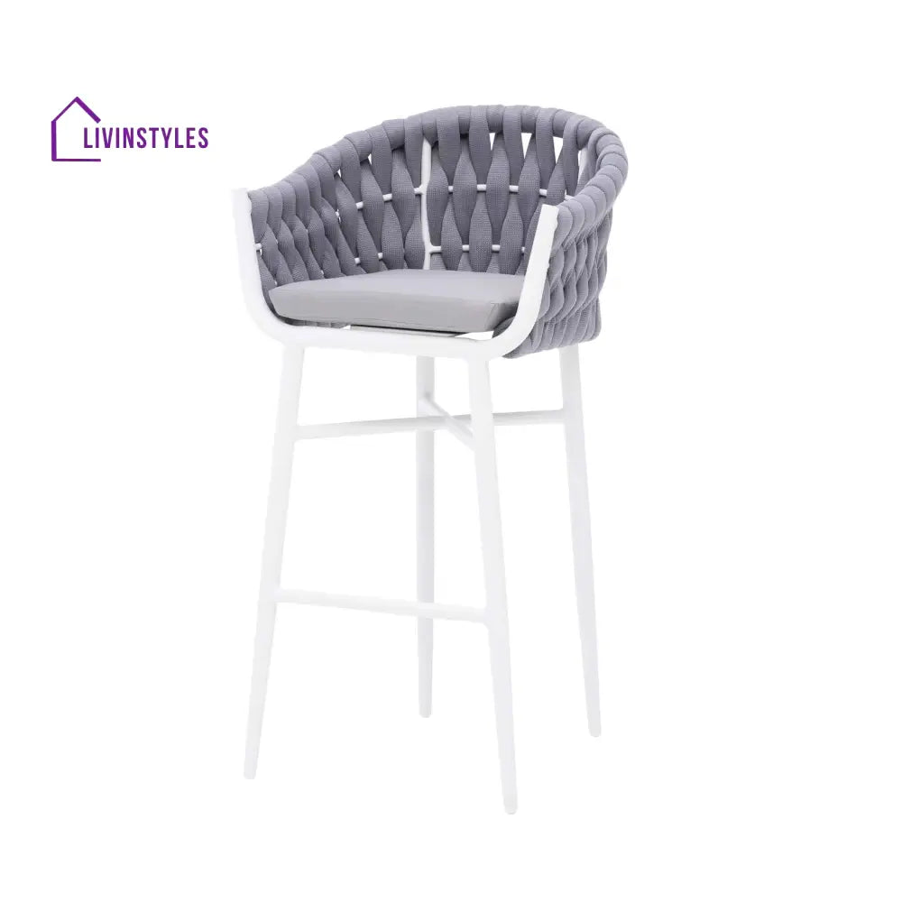 Ece Outdoor Patio Bar Chair 2 Chairs For Balcony Braided & Rope - Bar Sets