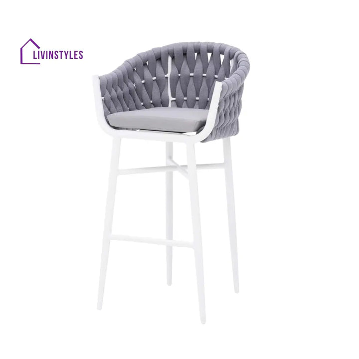Ece Outdoor Patio Bar Chair 2 Chairs For Balcony Braided & Rope - Bar Sets