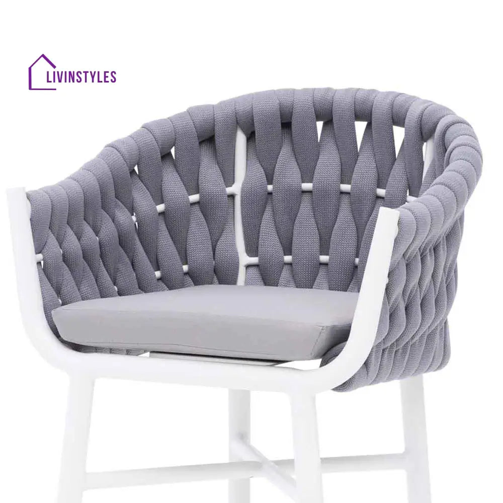 Ece Outdoor Patio Bar Chair 2 Chairs For Balcony Braided & Rope - Bar Sets