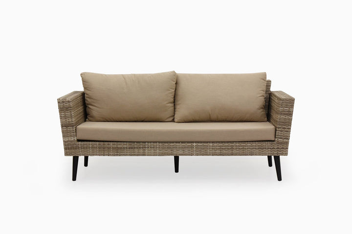 Bonfilia Outdoor Sofa Set 2 Seater, 2 Single seater and 1 Center Table (Seashell)