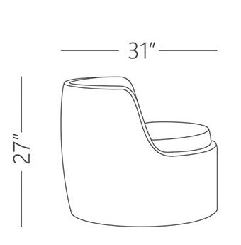 Leo Outdoor Patio Seating Set 2 Chairs and 1 Table Set (Arabica)