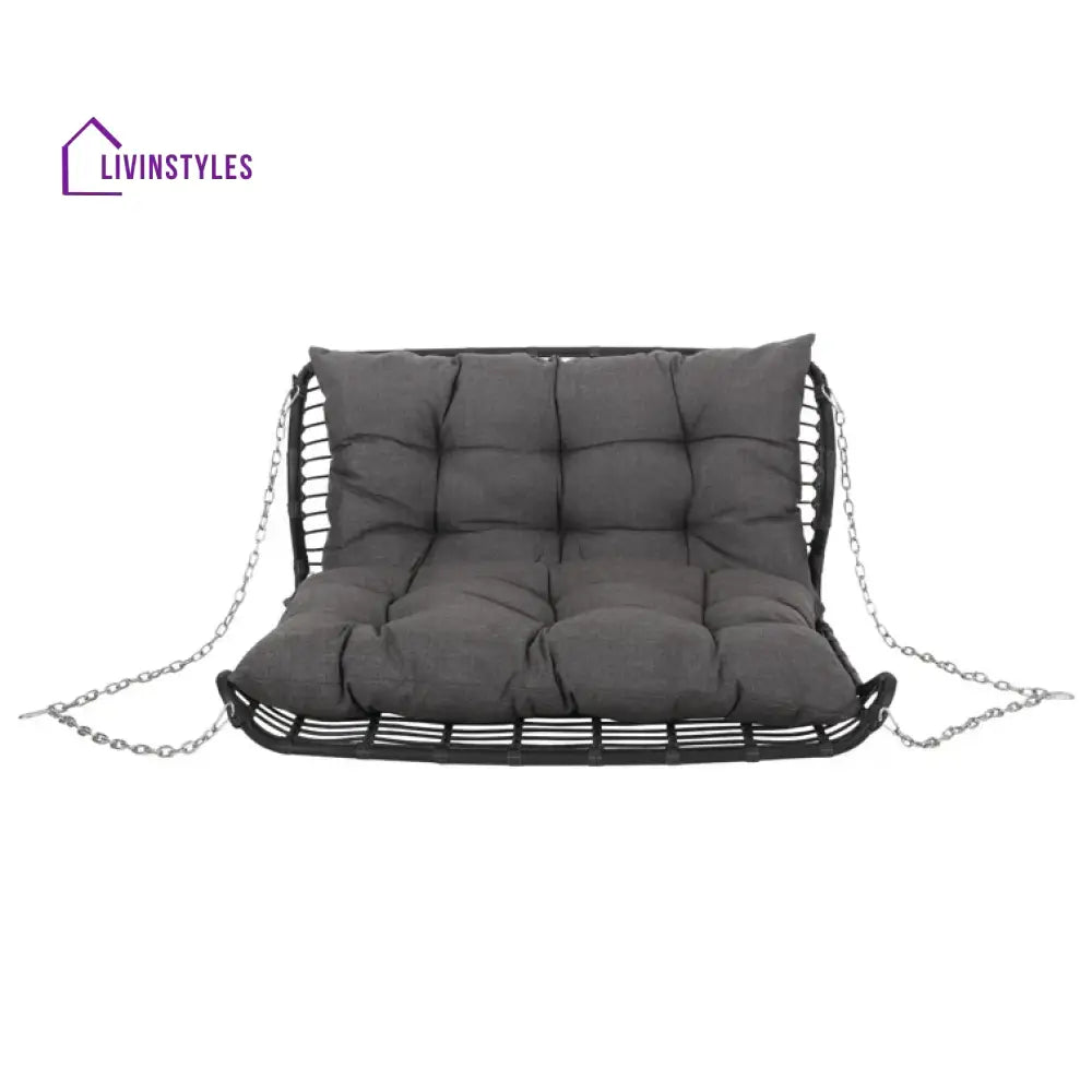 Edris Double Seater Hanging Swing Without Stand For Balcony Garden Swing - Swings